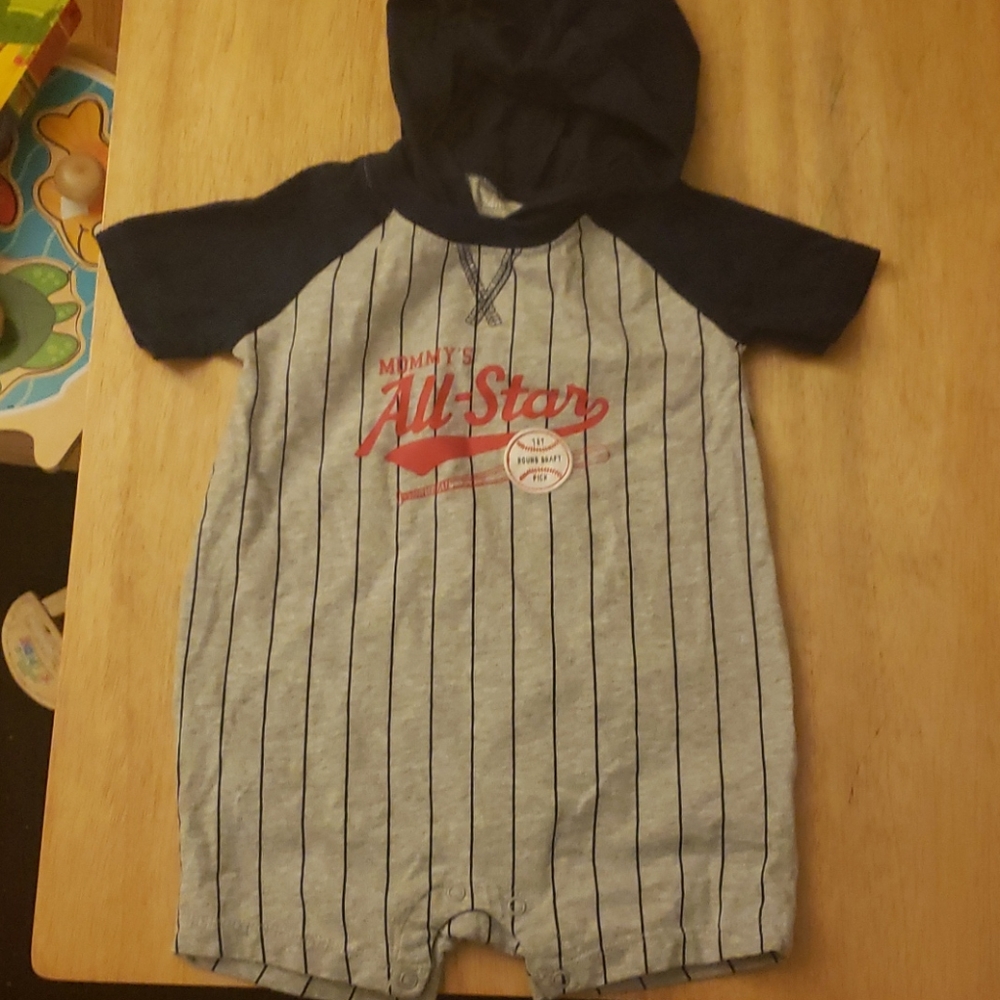 3 pack Rompers (Carter's) - Picture 4 of 5